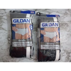 (Bundle) 2 Gildan Briefs Underwear 4Pk Size 2XL